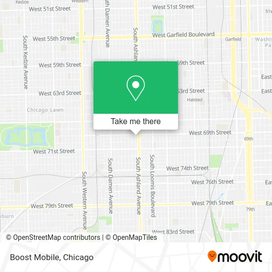 Boost Mobile map