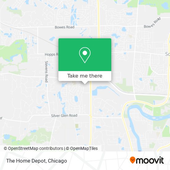 The Home Depot map