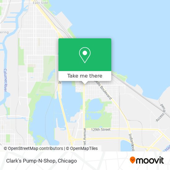 Clark's Pump-N-Shop map