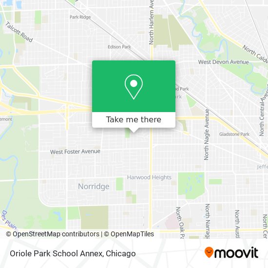 Mapa de Oriole Park School Annex