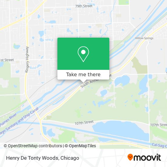 Mapa de Henry De Tonty Woods