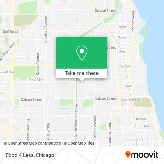 Food 4 Less map