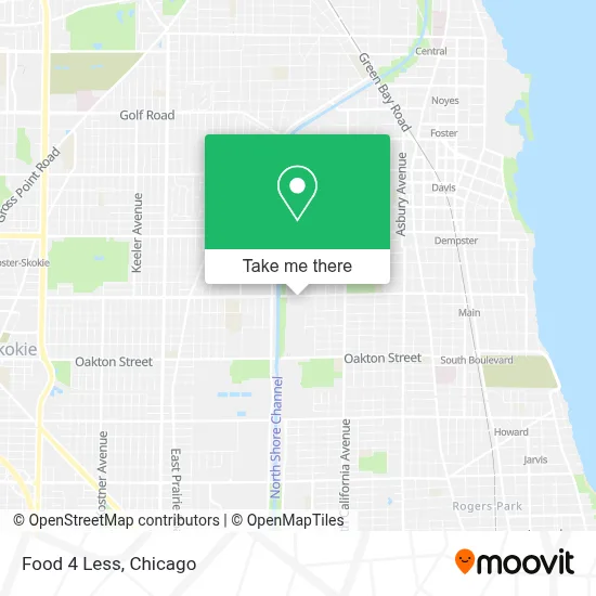 Food 4 Less map