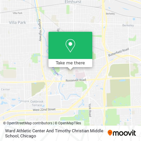 Ward Athletic Center And Timothy Christian Middle School map