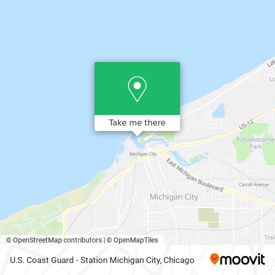 Mapa de U.S. Coast Guard - Station Michigan City