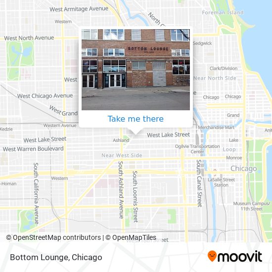 Bottom Lounge map