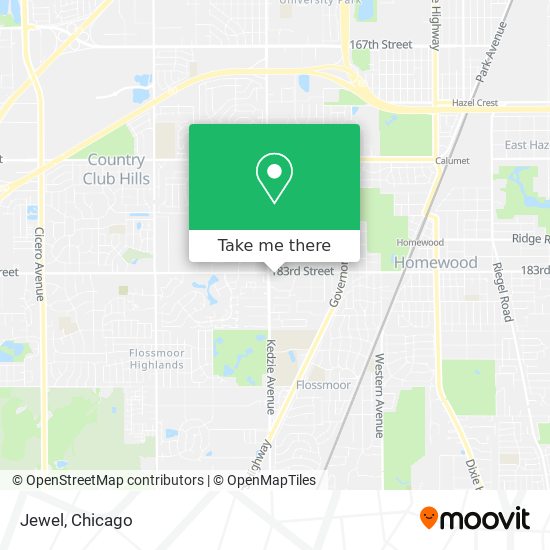 Jewel City Illinois Map How To Get To Jewel In Homewood By Bus Or Train?