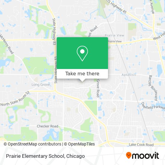 Mapa de Prairie Elementary School