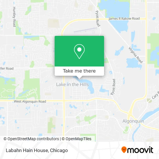 Labahn Hain House map