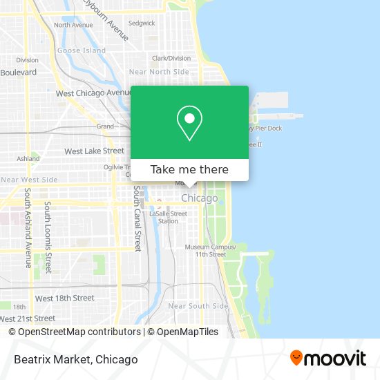 Mapa de Beatrix Market