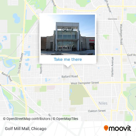 Mapa de Golf Mill Mall