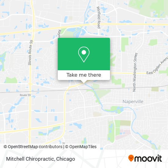 Mitchell Chiropractic map