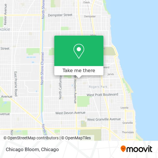 Mapa de Chicago Bloom