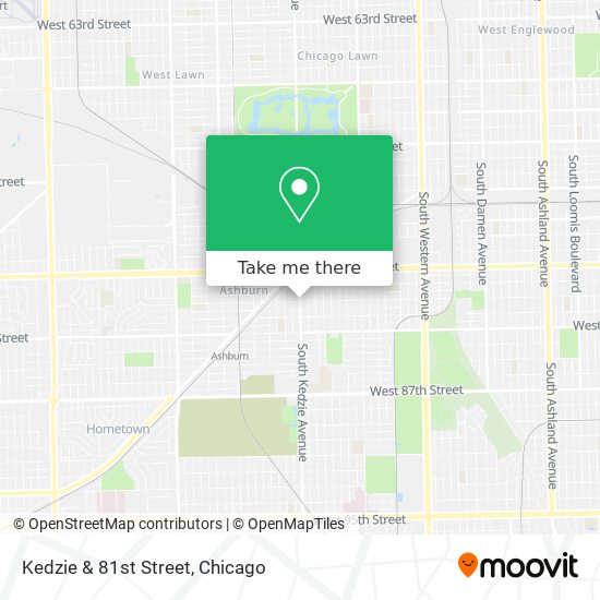 Mapa de Kedzie & 81st Street