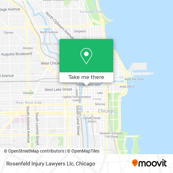 Mapa de Rosenfeld Injury Lawyers Llc