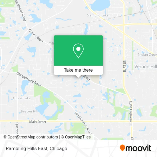 Rambling Hills East map