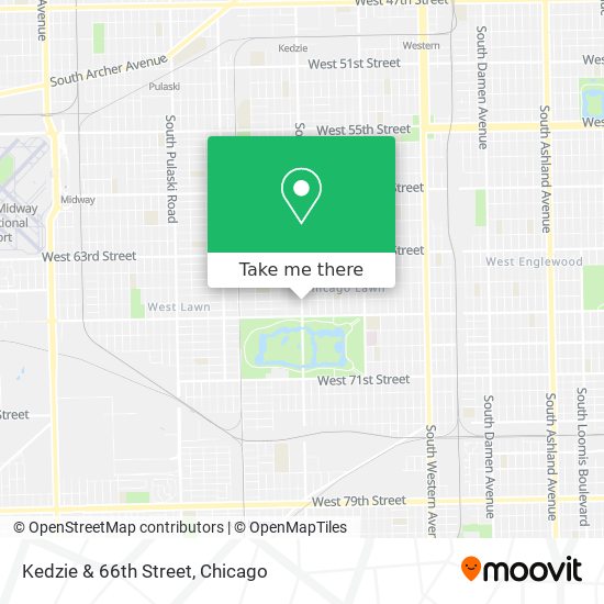 Kedzie & 66th Street map