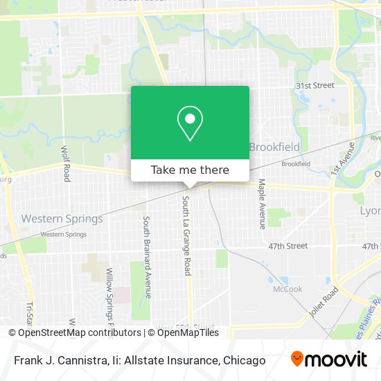 Mapa de Frank J. Cannistra, Ii: Allstate Insurance