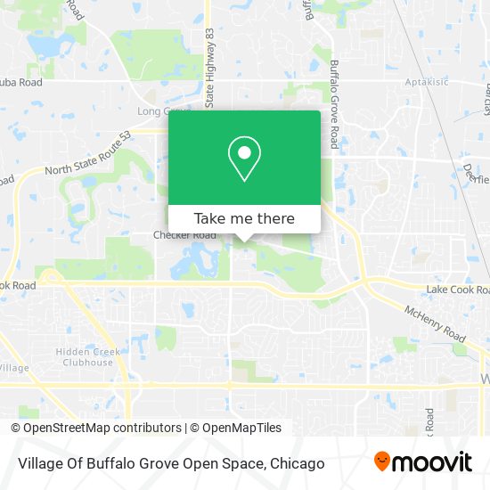 Village Of Buffalo Grove Open Space map