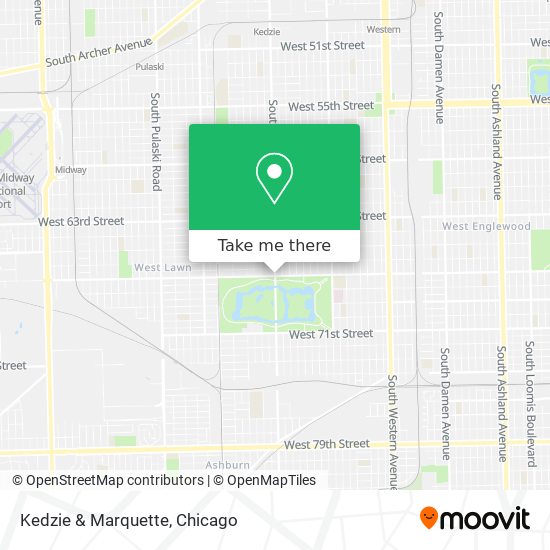 Kedzie & Marquette map