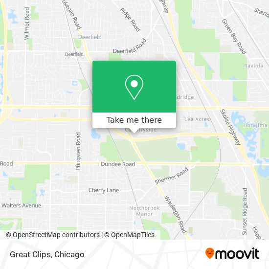 Great Clips map