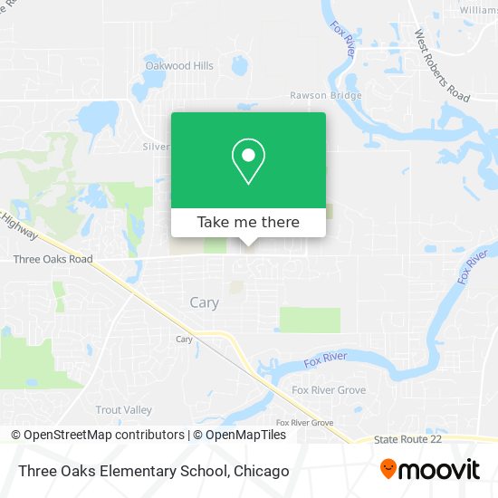 Three Oaks Elementary School map