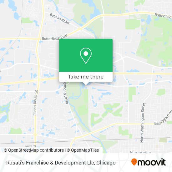 Mapa de Rosati's Franchise & Development Llc