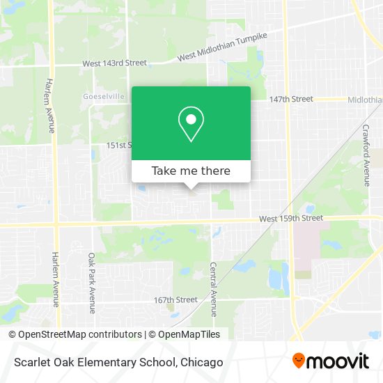Mapa de Scarlet Oak Elementary School