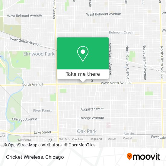 Cricket Wireless map