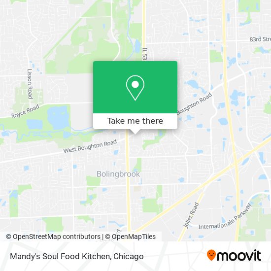 Mandy's Soul Food Kitchen map