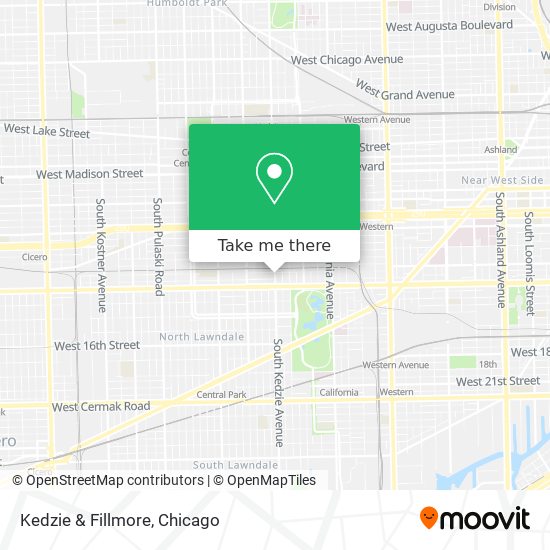 Mapa de Kedzie & Fillmore