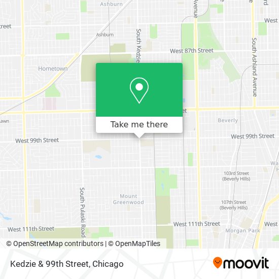 Mapa de Kedzie & 99th Street
