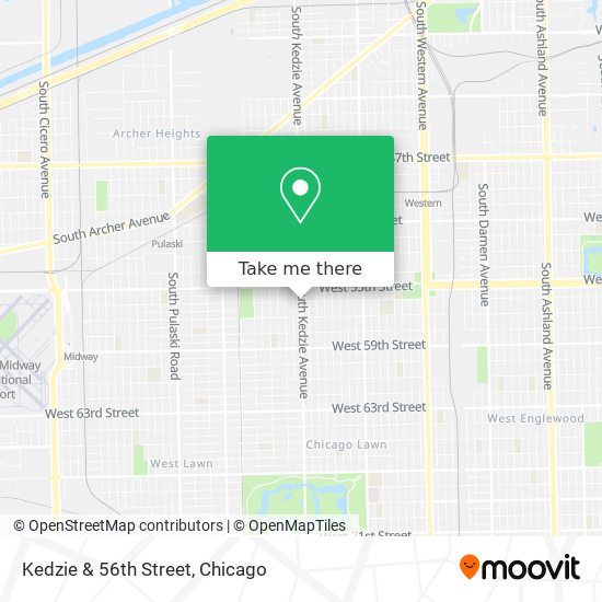 Mapa de Kedzie & 56th Street