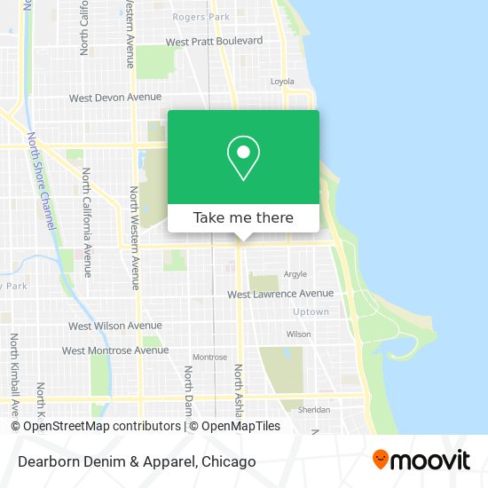Mapa de Dearborn Denim & Apparel