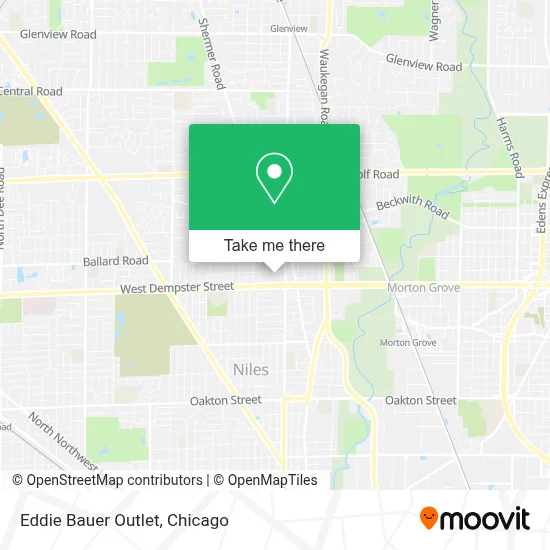 Eddie Bauer Outlet map