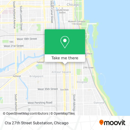 Mapa de Cta 27th Street Substation