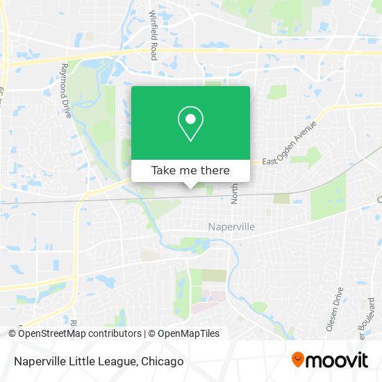 Naperville Little League map