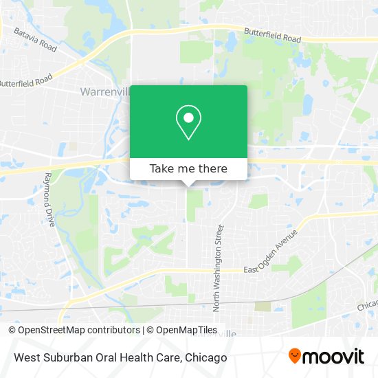 West Suburban Oral Health Care map