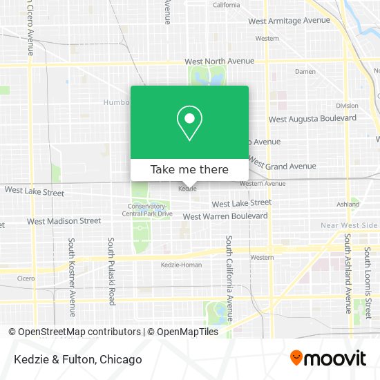 Kedzie & Fulton map