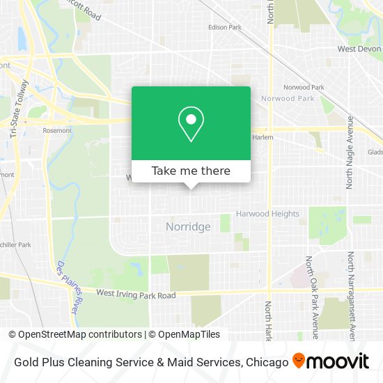 Mapa de Gold Plus Cleaning Service & Maid Services
