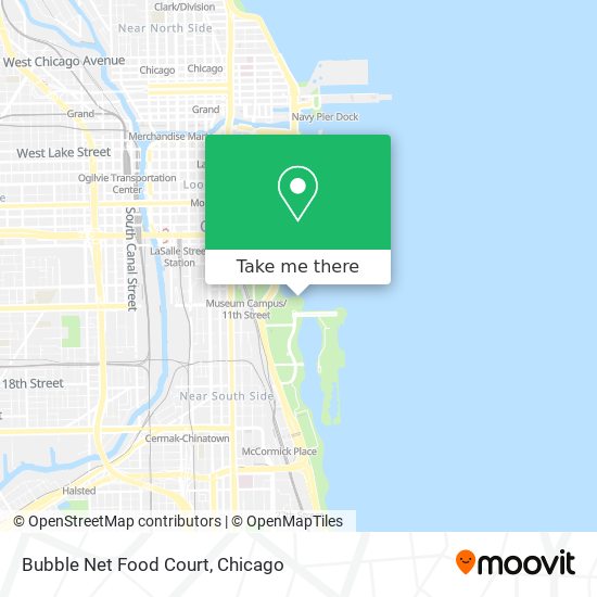 Mapa de Bubble Net Food Court