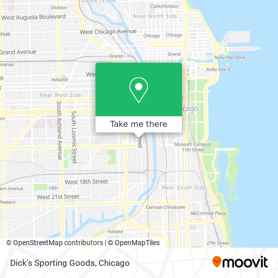 Dick's Sporting Goods map