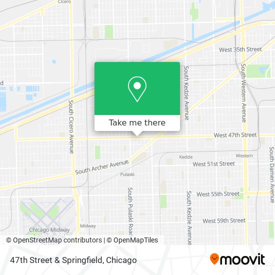 Mapa de 47th Street & Springfield