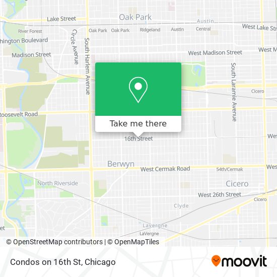 Condos on 16th St map