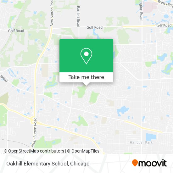 Mapa de Oakhill Elementary School