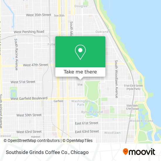Mapa de Southside Grinds Coffee Co.
