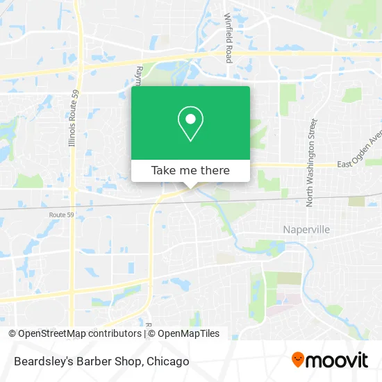 Beardsley's Barber Shop map