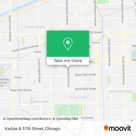 Mapa de Kedzie & 57th Street