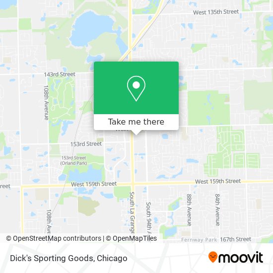 Dick's Sporting Goods map