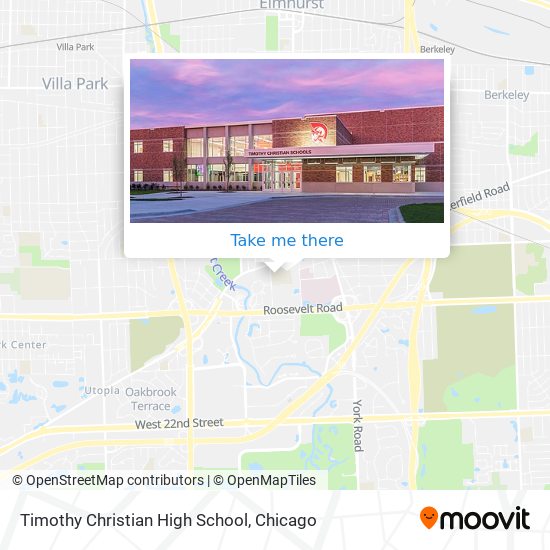 Timothy Christian High School map